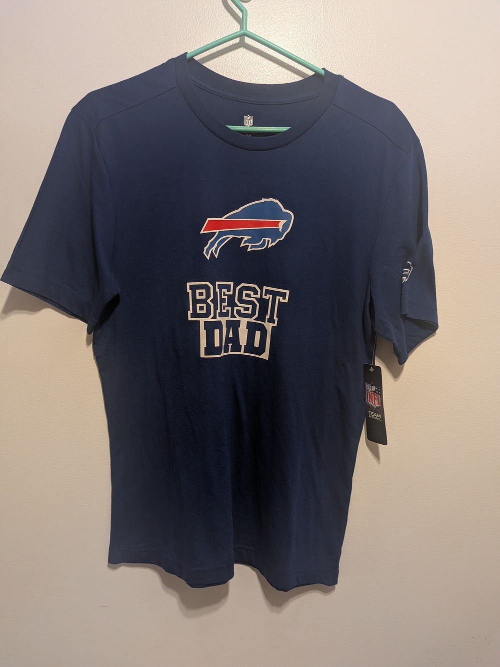 NFL Buffalo Bills Navy 'Best Dad' Short-Sleeve Tee